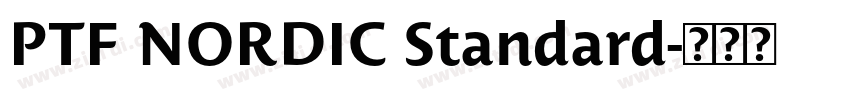 PTF NORDIC Standard字体转换
